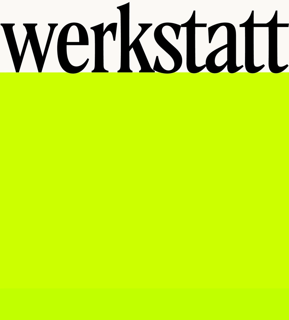 Werkstatt